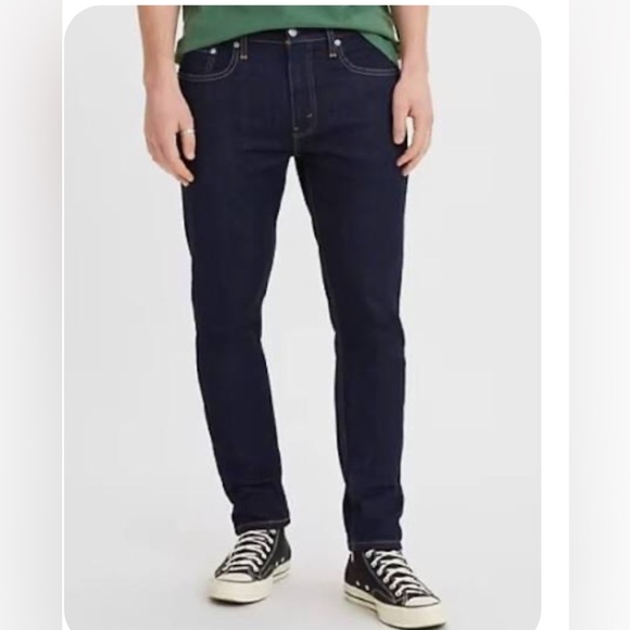Levi's Other - Levi's 512 Dark Blue Slim Jeans for Men Size 34x32